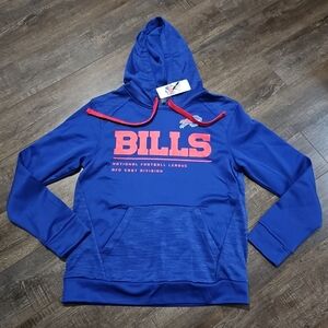 Buffalo Bills NFL Hoodie Pullover Sweatshirt Blue Adult Medium New With Tags